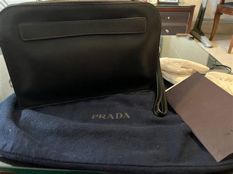 prada saffiano travel clutch|farfetch prada bags.